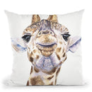 Giraffe Baby Throw Pillow By George Dyachenko