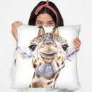 Giraffe Baby Throw Pillow By George Dyachenko