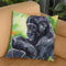 Gorilla Baby Throw Pillow By George Dyachenko