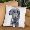 Great Dane Throw Pillow By George Dyachenko