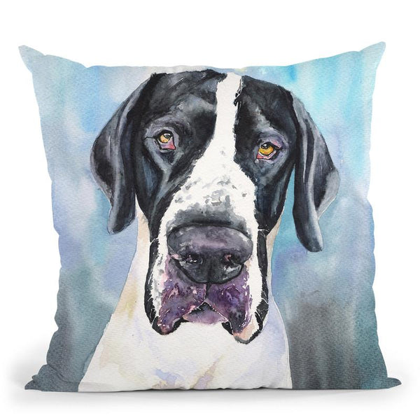 Great Dane I Throw Pillow By George Dyachenko