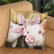 Happy Friends Throw Pillow By George Dyachenko