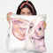 Happy Pig Throw Pillow By George Dyachenko