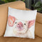 Happy Piglet Throw Pillow By George Dyachenko