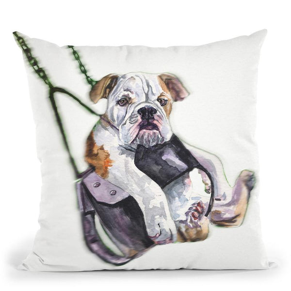Having Fun Throw Pillow By George Dyachenko