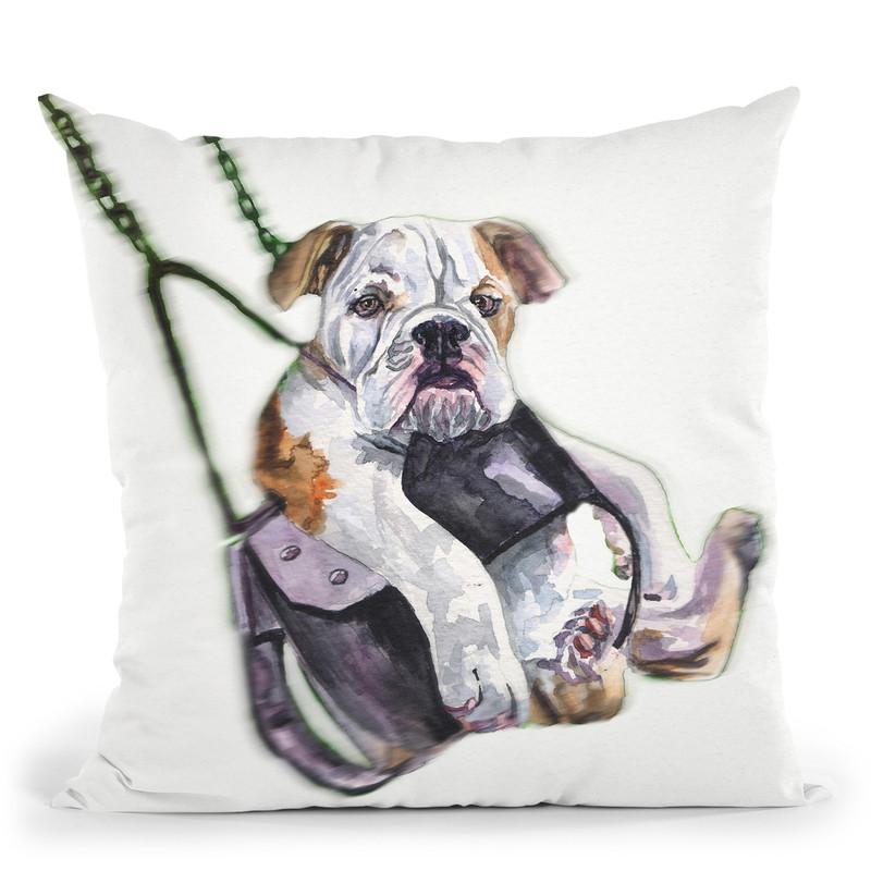 Having Fun Throw Pillow By George Dyachenko