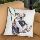 Having Fun Throw Pillow By George Dyachenko