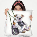 Having Fun Throw Pillow By George Dyachenko