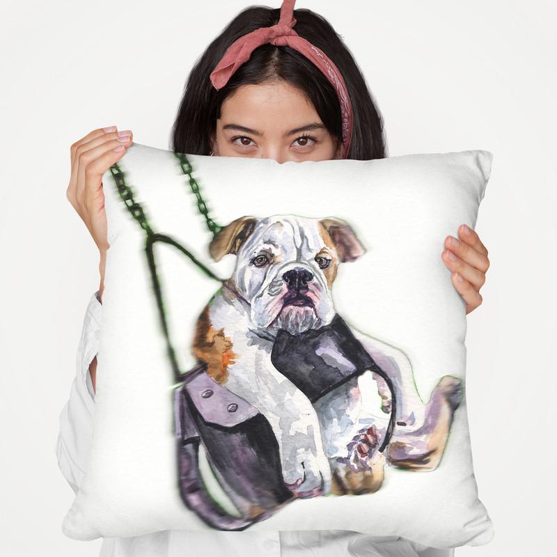 Having Fun Throw Pillow By George Dyachenko
