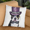 Intelligent Boston Terrier Throw Pillow By George Dyachenko