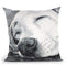 Lab Puppy Throw Pillow By George Dyachenko