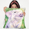 Little Pig Throw Pillow By George Dyachenko