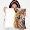 Llama Throw Pillow By George Dyachenko