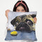 Pug Throw Pillow By George Dyachenko