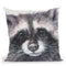 Raccoon Throw Pillow By George Dyachenko