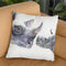 Rhinos Family Throw Pillow By George Dyachenko