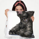 Scottish Terrier Throw Pillow By George Dyachenko