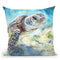 Sea Turtle Throw Pillow By George Dyachenko