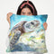 Sea Turtle Throw Pillow By George Dyachenko