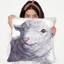 Sheep Throw Pillow By George Dyachenko