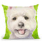 Westie Throw Pillow By George Dyachenko