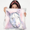 White Bullterrier Throw Pillow By George Dyachenko