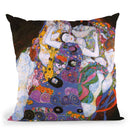 The Virgin 1913 Throw Pillow By Gustav Klimt