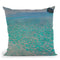Attersee Throw Pillow By Gustav Klimt