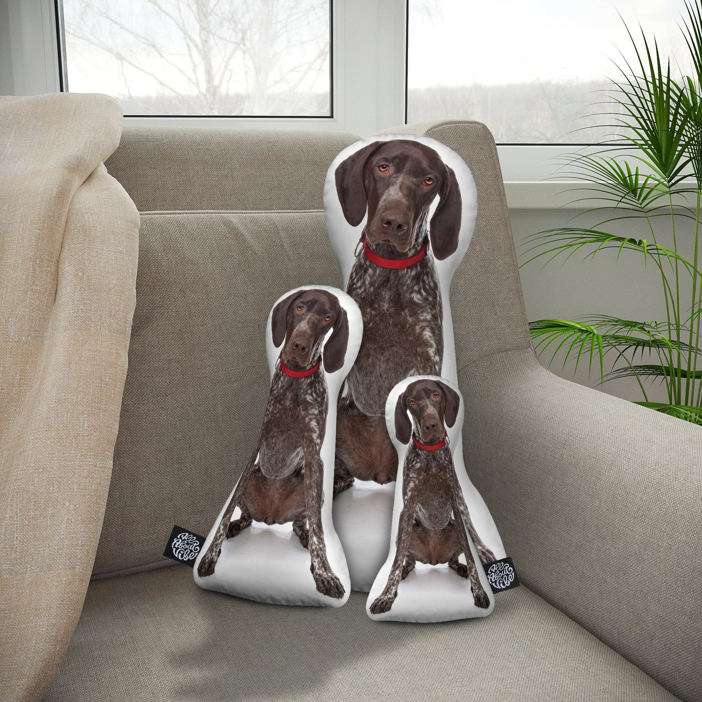 Personalized German Shorthaired Pointer Pillow