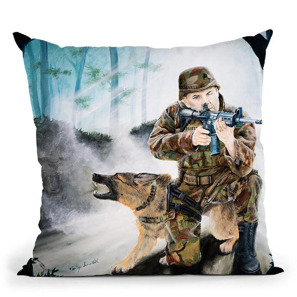 Armor Of God Throw Pillow By Holly Simental