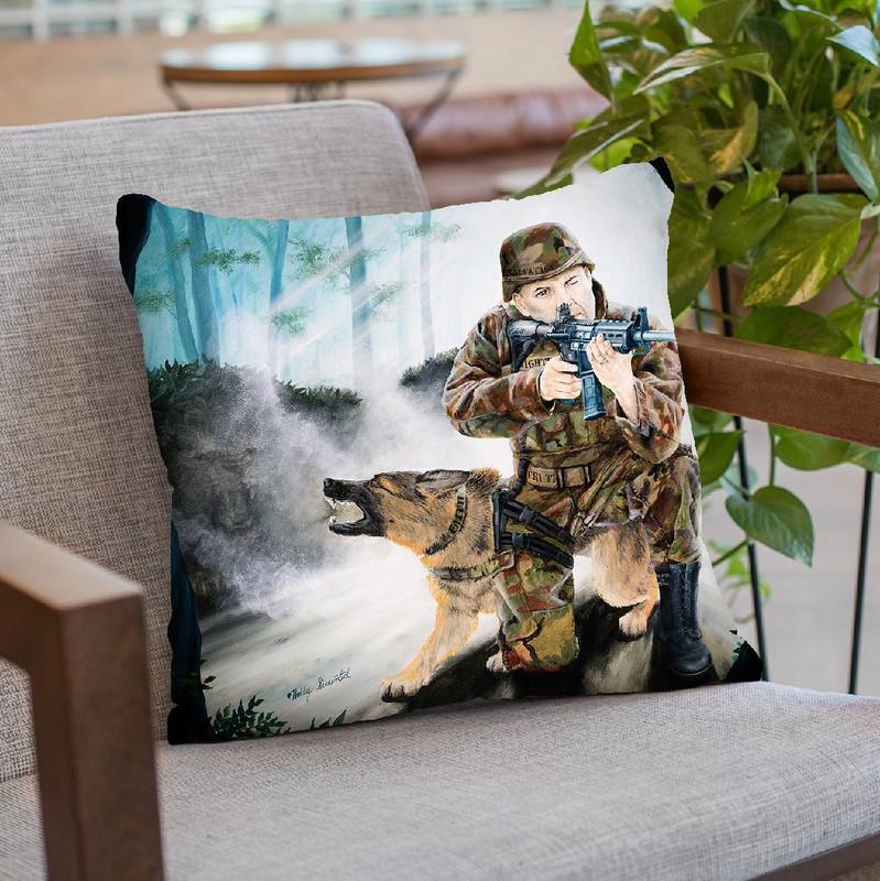 Armor Of God Throw Pillow By Holly Simental
