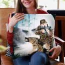 Armor Of God With Verse Throw Pillow By Holly Simental