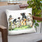 Bluegrass Gang Throw Pillow By Holly Simental