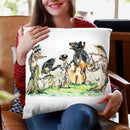 Bluegrass Gang Throw Pillow By Holly Simental