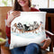Critter Canoe Throw Pillow By Holly Simental