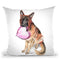 Germanepherd Love Throw Pillow By Holly Simental