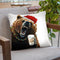 Grizzly Mornings Christmas Throw Pillow By Holly Simental