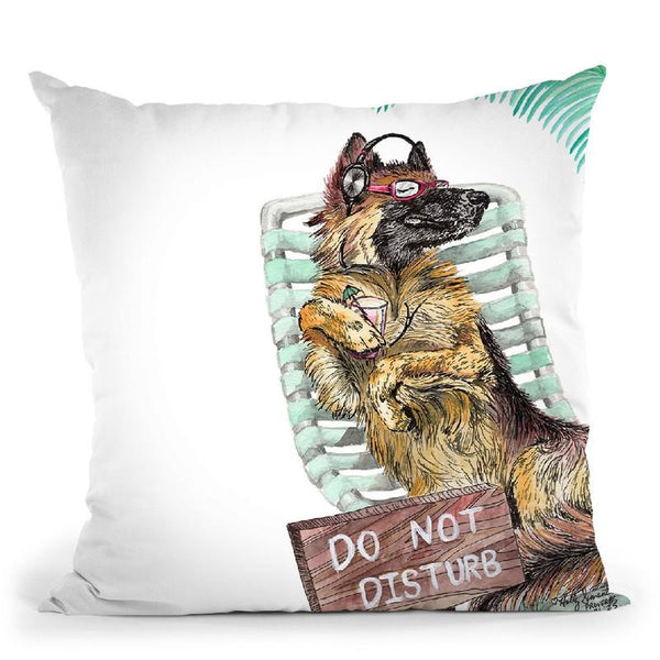 Lounge In The Sun Ii Throw Pillow By Holly Simental