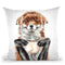 Morning Fox Throw Pillow By Holly Simental