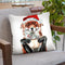 Morning Fox Christmas Throw Pillow By Holly Simental