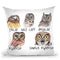 Owl Caffeine Meter Throw Pillow By Holly Simental