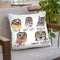 Owl Caffeine Meter Throw Pillow By Holly Simental