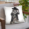 Raccoon Bandit Throw Pillow By Holly Simental