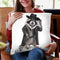 Raccoon Bandit Throw Pillow By Holly Simental
