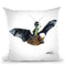 Riderin The Night Throw Pillow By Holly Simental