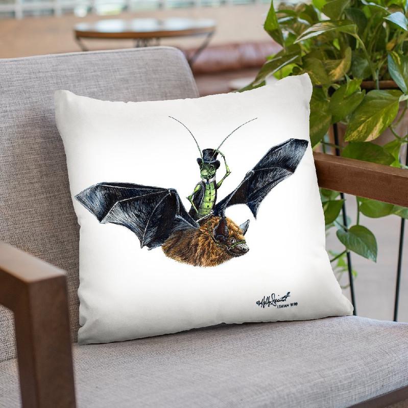 Riderin The Night Throw Pillow By Holly Simental