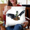 Riderin The Night Throw Pillow By Holly Simental