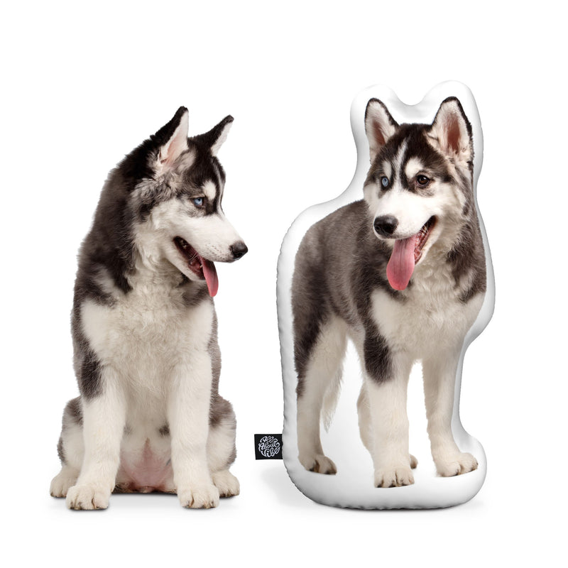 Custom Husky Shaped Dog Pillow
