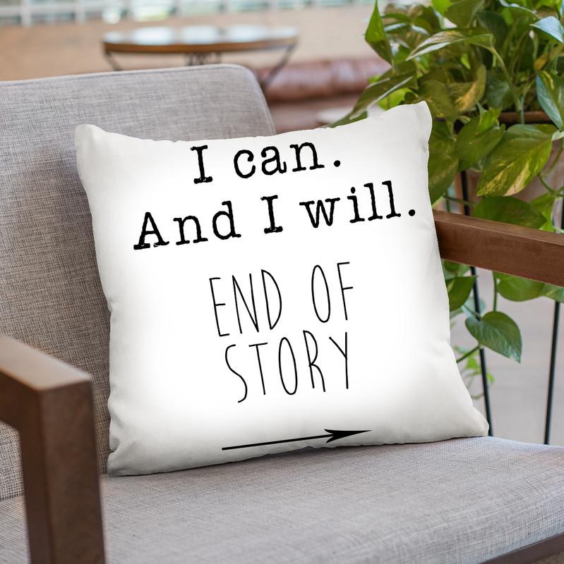 I Can Throw Pillow By Image Conscious - by all about vibe