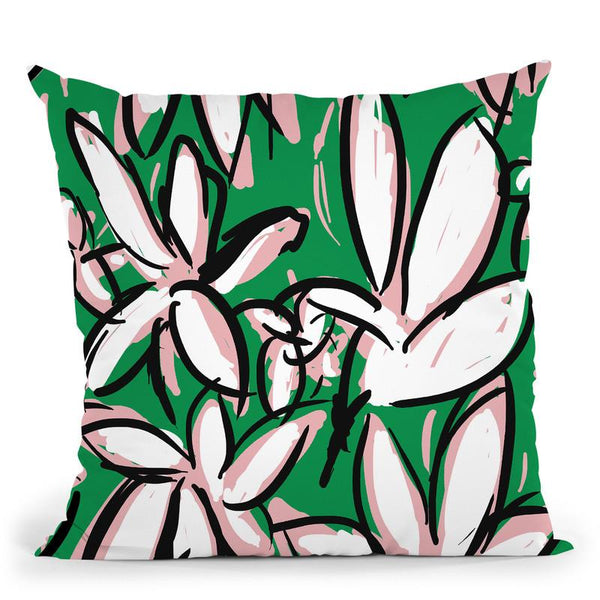 Wild Garden One Throw Pillow By Image Conscious - by all about vibe